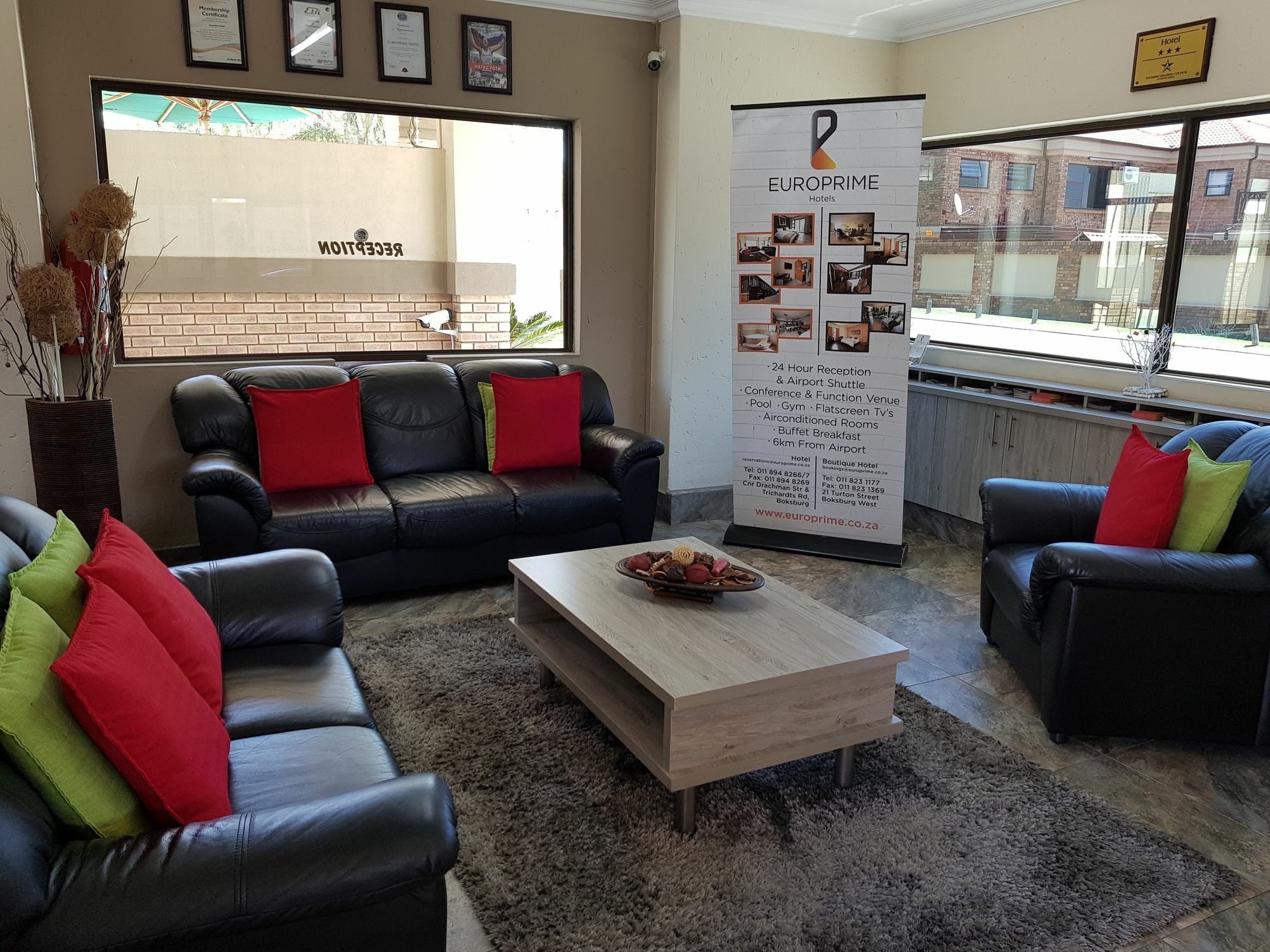 Europrime Hotel Boksburg Ngoại thất bức ảnh